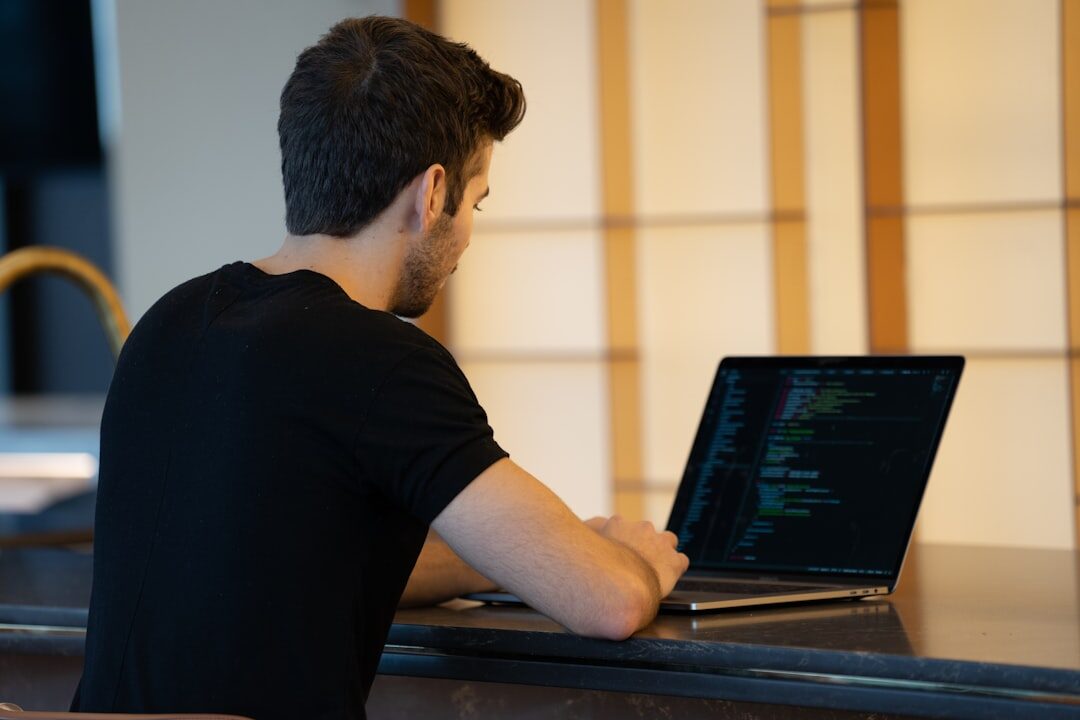 programmer studying english